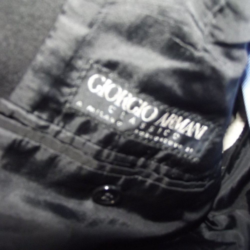 GIORGIO ARMANI BLACK LABEL Cashmere blazer 42 - Picture 6 of 8